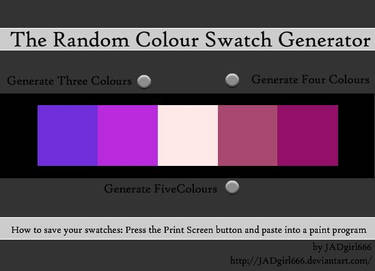 Random Colour Swatch Generator