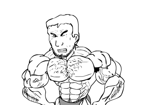 MUSCLE GROWTH ANIMATION - SALVADOR503 STYLE