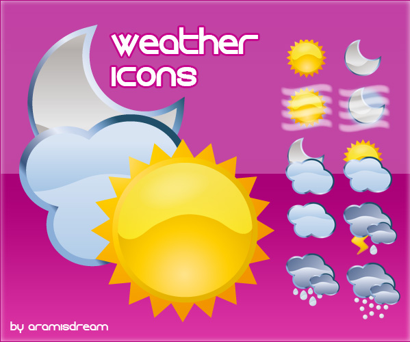 Weather Icons by Aramisdream
