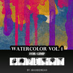 Watercolor Brush Vol.1 by Aramisdream