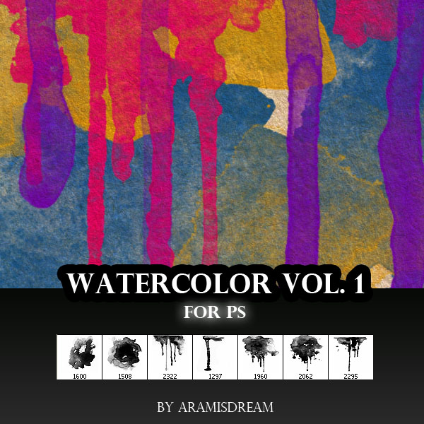Watercolor Brush Vol.1 -  PS