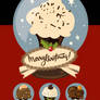 Christmas Cupcakes Icons