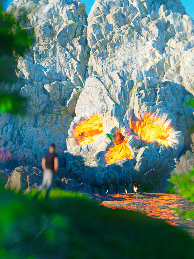 Skull Mountain by Xoriak on DeviantArt