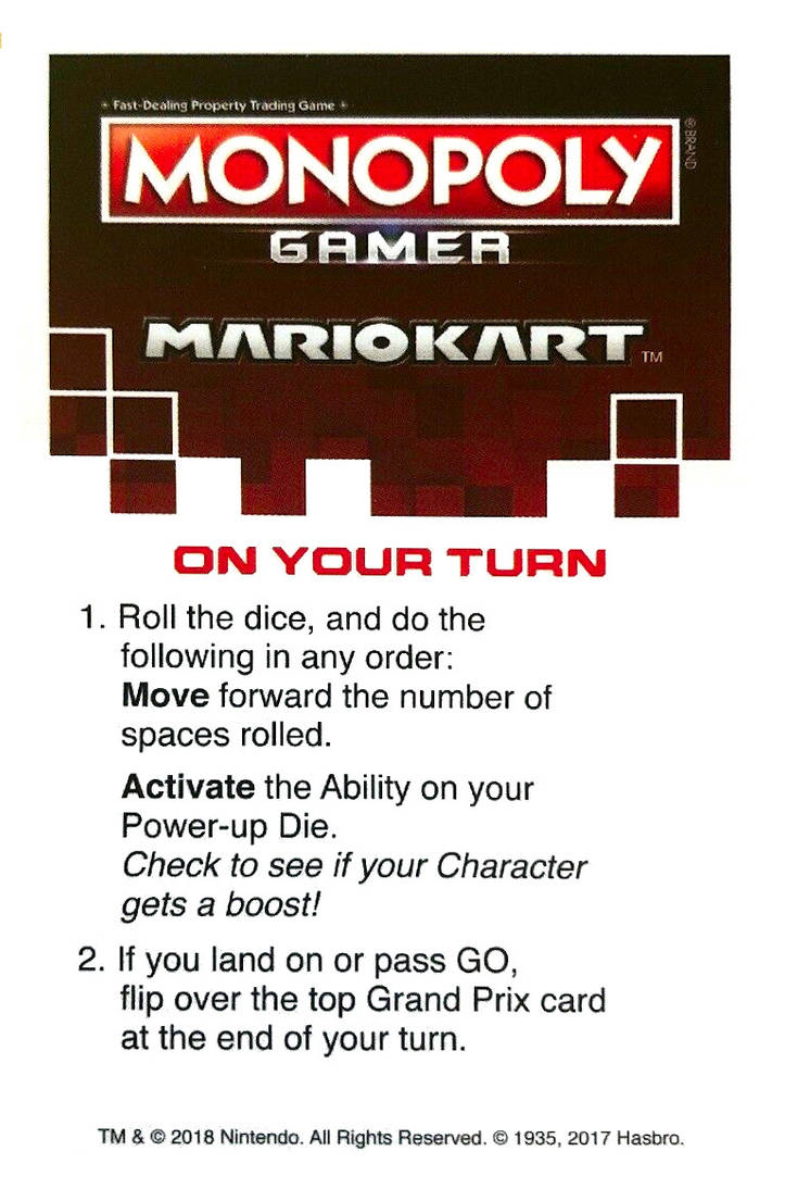 Mario Kart - Monopoly Gamer