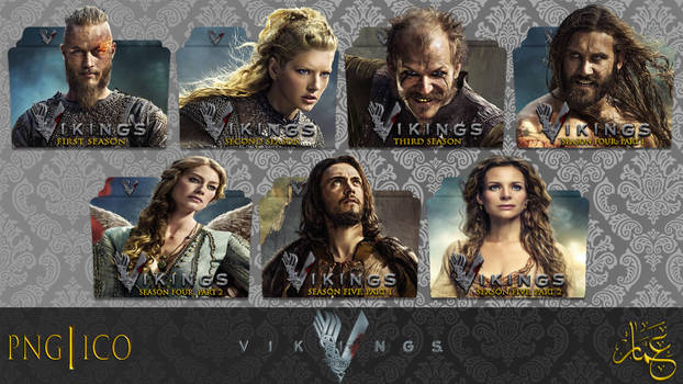 Vikings S1-S5 Folder Icons Pack