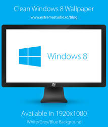 Clean Windows 8 Wallpapers