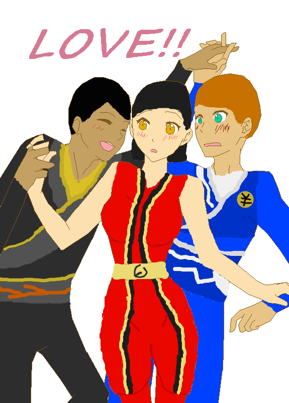 Nya Jay Cole Love triangle by Moonstarofsnowclan on DeviantArt