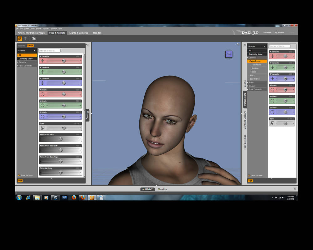 Facial Poses In Daz 4 0 Tut By Kitiekat4u On Deviantart