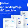 Softland- App Landing Page UI Design