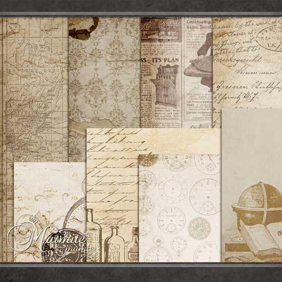 Gentlemens Journey Papers by DaydreamersDesigns
