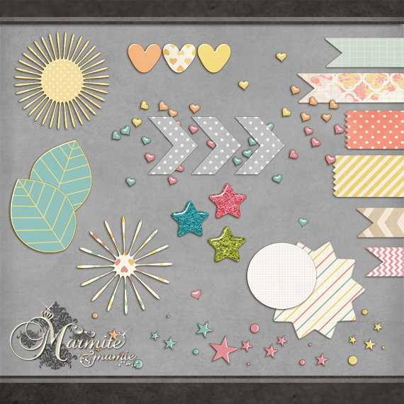 Candy Girl Elements by DaydreamersDesigns