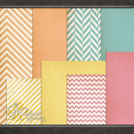 Candy Girl Papers by DaydreamersDesigns