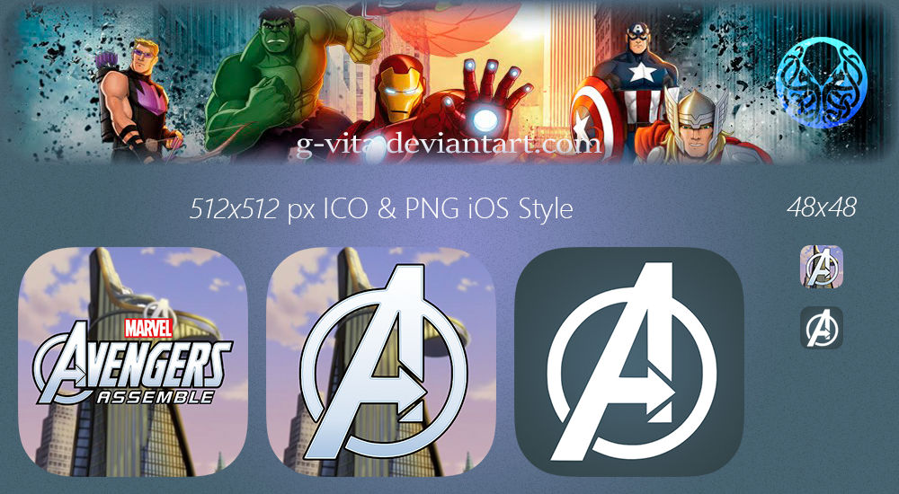 Marvel S Avengers Assemble Tv Series Icon By G Vita On Deviantart