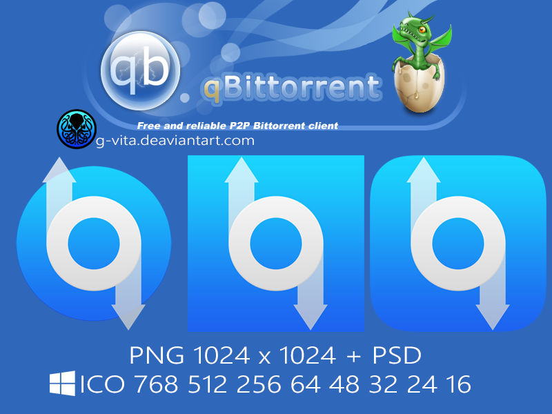qBitTorrent Icon by g-Vita on DeviantArt