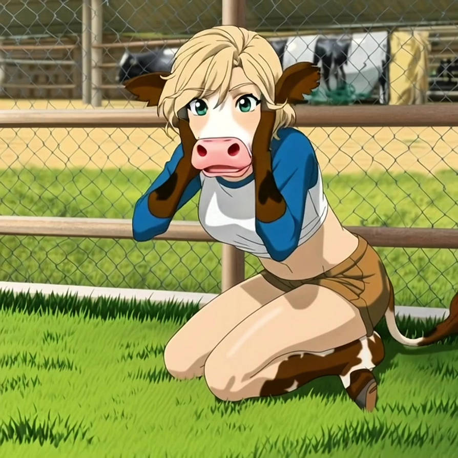 Cow Transformation - 3 by pokemains on DeviantArt