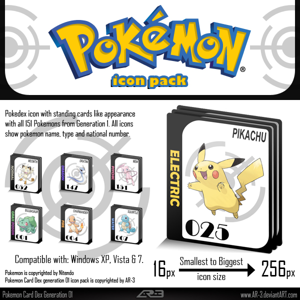 Pokemon Card Dex Icon I