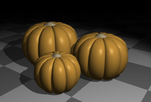 Free 3D Pumpkin Models-Anim8or