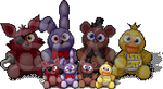 FNaF Dolls for Furcadia by SammyJ-Studios