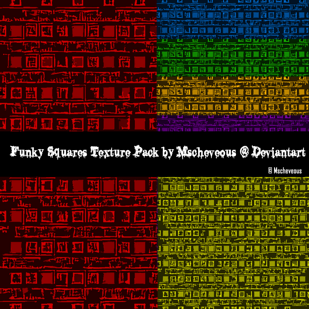 Funky Squares Texture Package