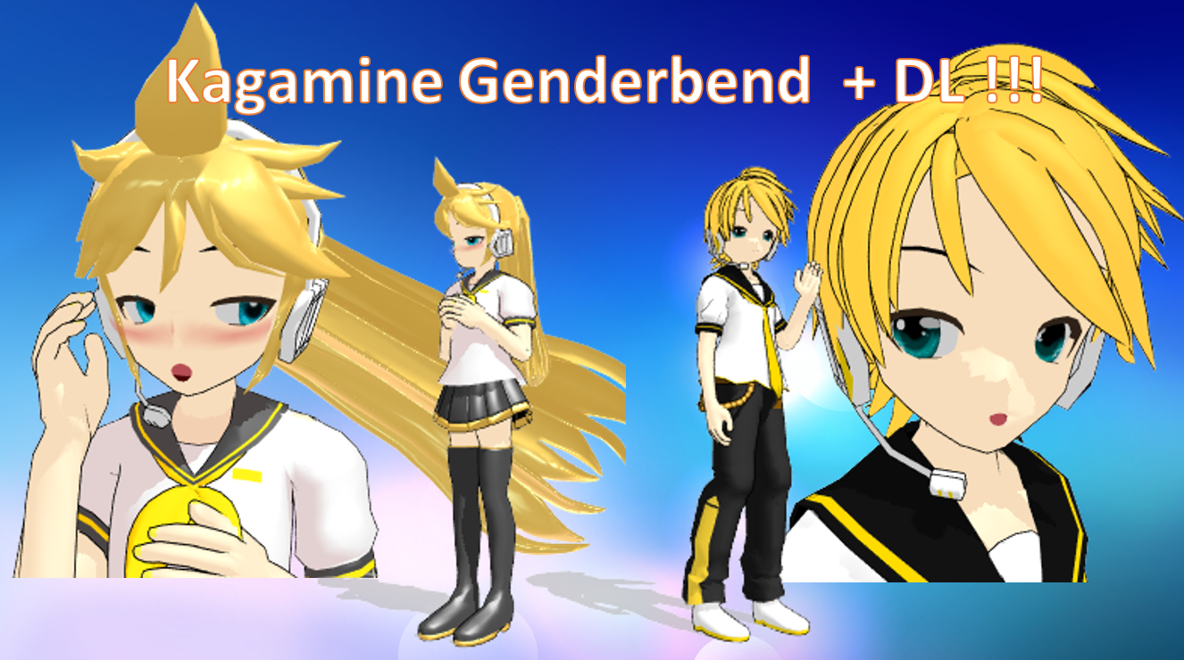 Kagamine Twins Genderbend + DL !!! by Puffimaniaco on DeviantArt