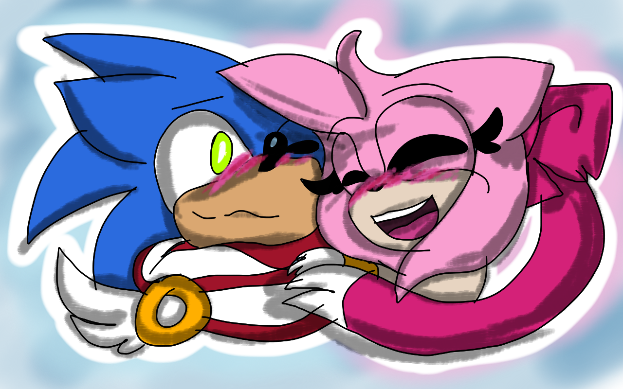 SonAmy Fanart by EmilytheSonictuber on DeviantArt