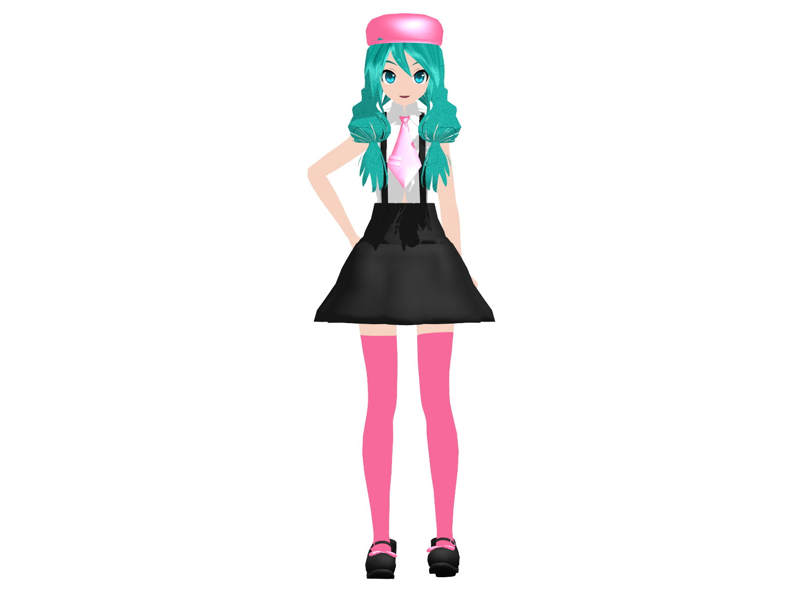 [MMD] DT Hatsune Miku Pink Download