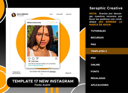 Template 17 New Instagram By: Alhena