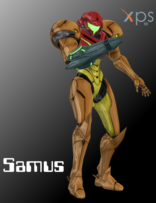 XNALara Smash Bros Wii U Samus model (DOWNLOAD)