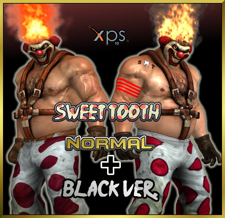 Sweet Tooth for XPS/XNALara - Regular + Black Ver.