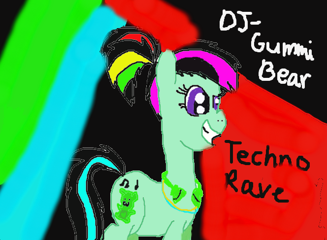 techno rave (Dj-Gummi_bear) by Aquaticfintheseapony on DeviantArt