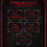 Project-X Rainmeter Skin - By BeautyDesignZ