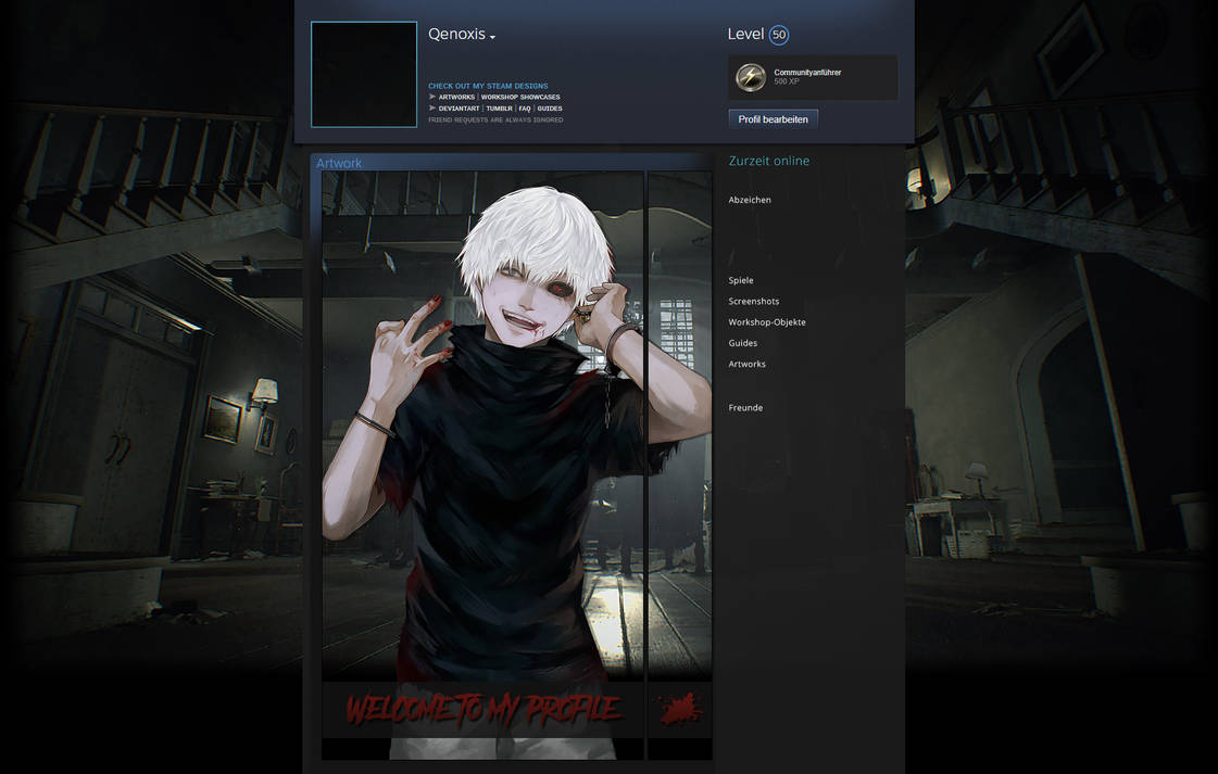 ArtStation - Tokyo Ghoul Steam Artwork