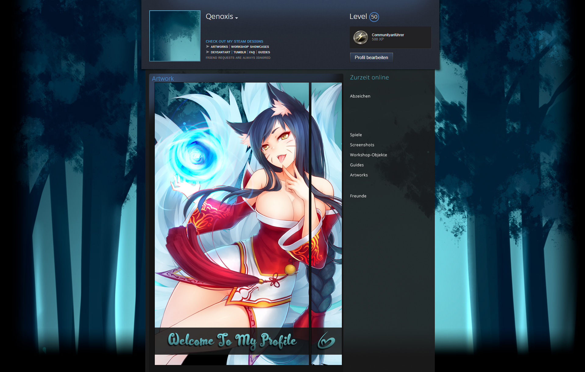 How to Make Wide/Long Steam Artwork Showcase [Part 1] 