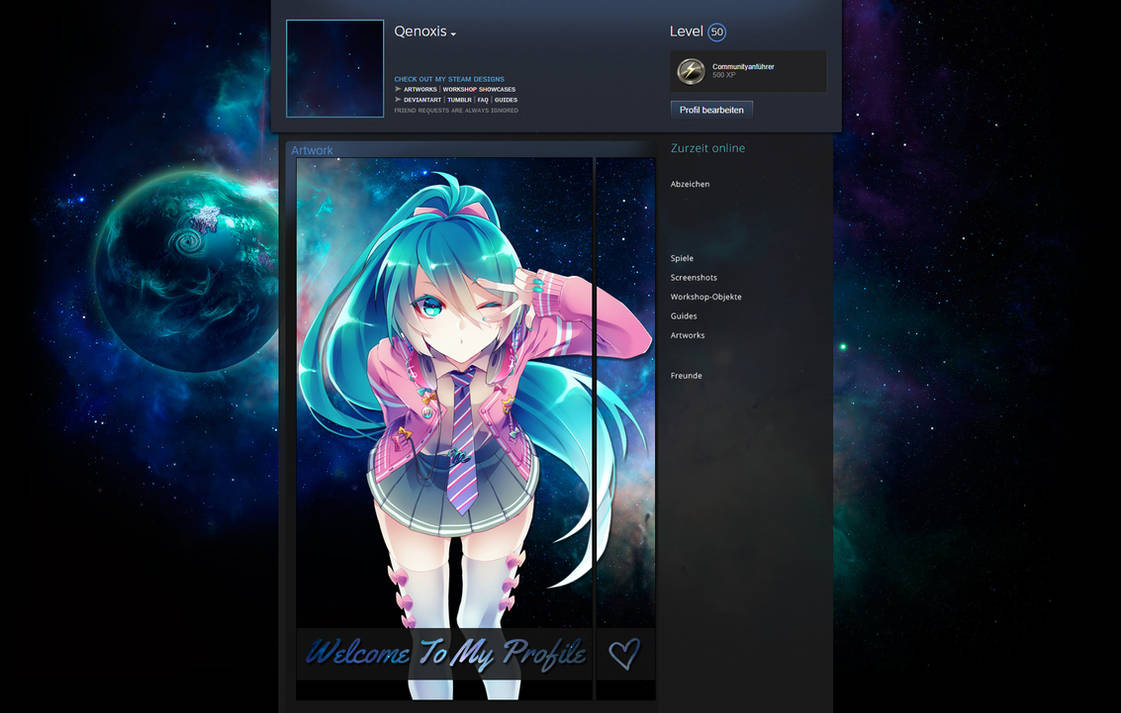 Reflection - Steam Artwork design [animated] by Gloxinia44 on