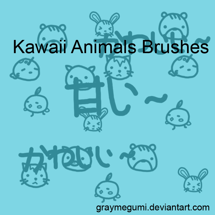 Kawaii Animals Brushes