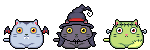 Halloween Staring Cat Icon Pack by Zagittorch