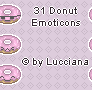 Donut Emoticons