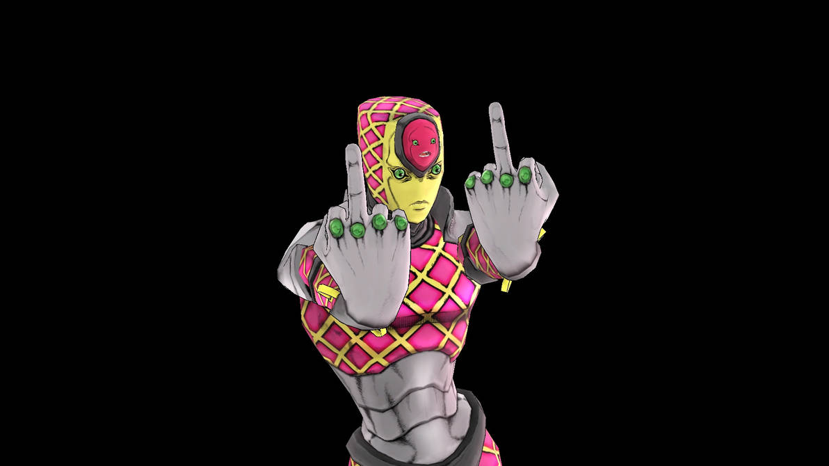 Low poly King Crimson pose GIF by Trevmarvel08 on DeviantArt