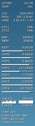 My Conky Config 1.4
