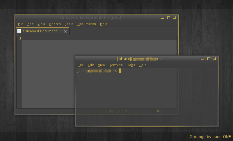 Gorange - GTK2 and Metacity
