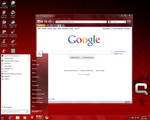 Windows 7 Red Compaq Theme