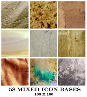 Mixed Icon Bases 100x100