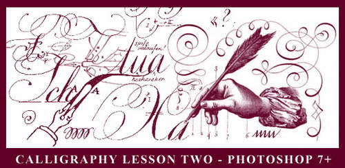 Calligraphy lesson II - PS7+