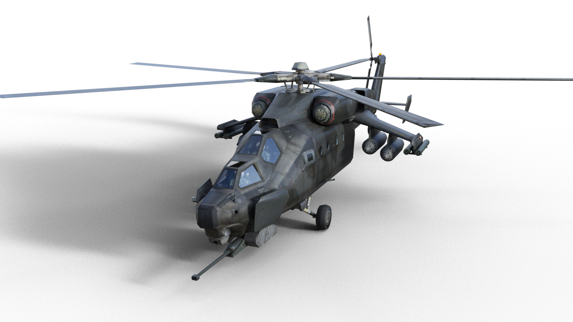 MGSV HP-48 Krokodil v1.1 for Daz3D [FREEBIE] by VileMastiff