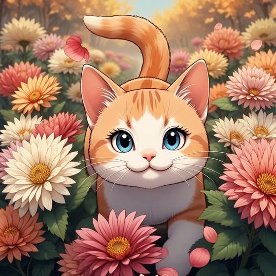 chrysanthemums pounce by TangledSphere on DeviantArt