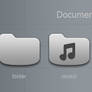 Grey Documents Folders