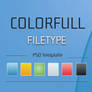 PSD for colorfull filetype