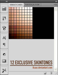 12 Exclusive SkinTones by Ikaax