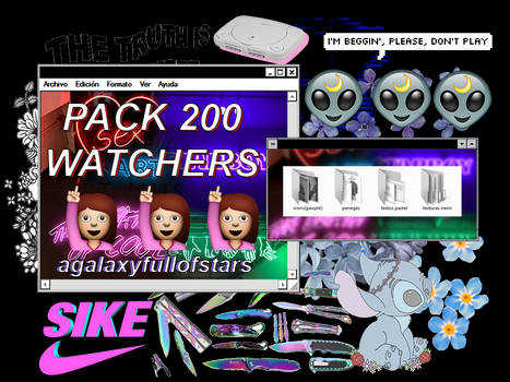 Pack 200 watchers TUMBLR | agalaxyfullofstars