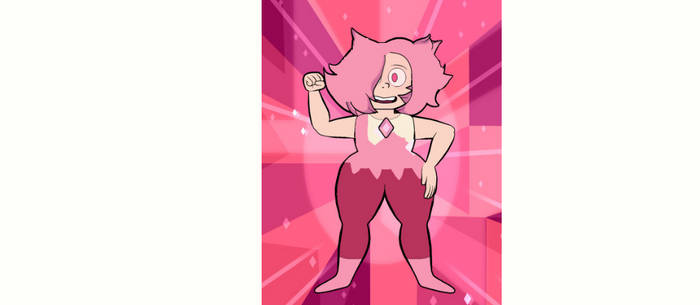 rose quartz fenzy (gemsona maker) made by me